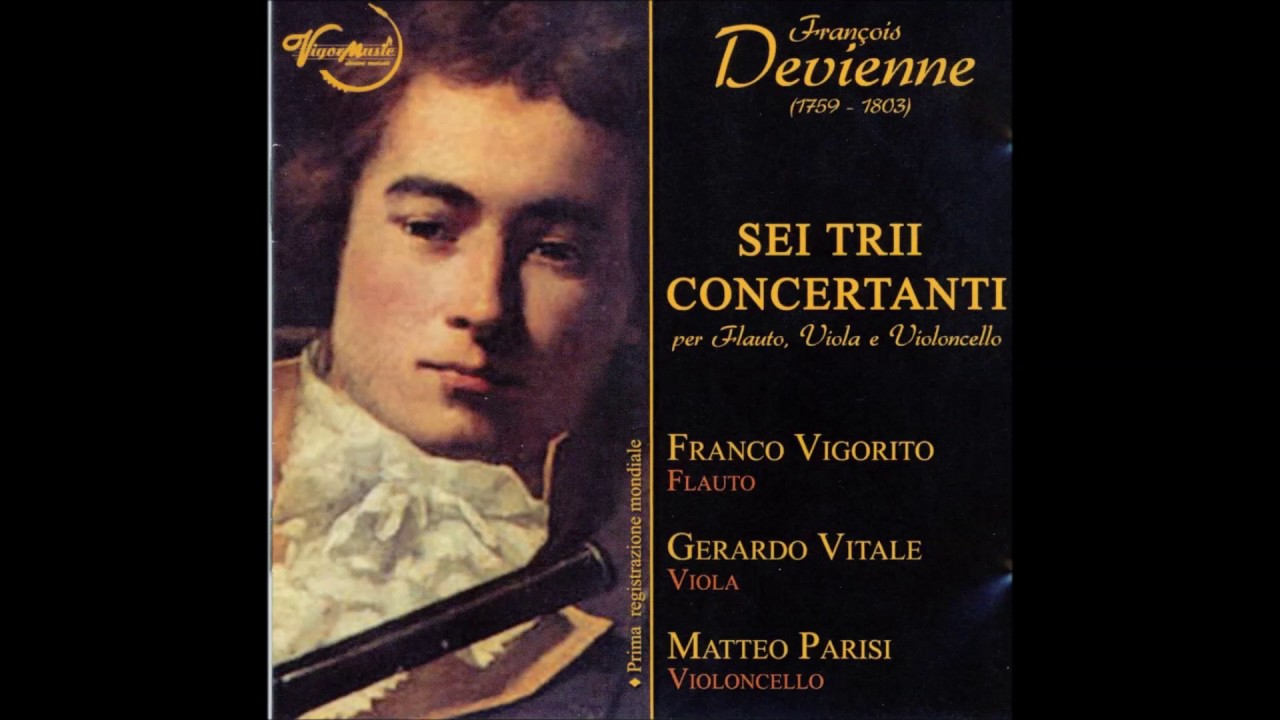 F. DEVIENNE - Trio concertante n. 3 per flauto, viola e violoncello
