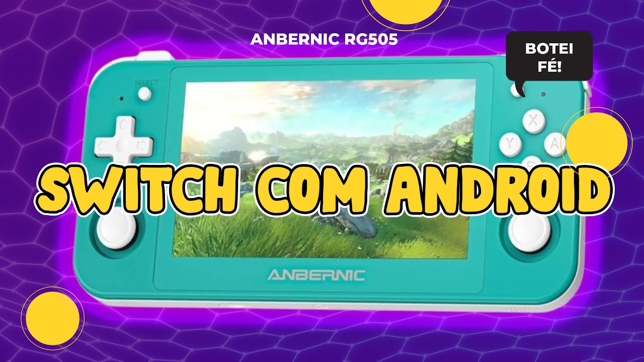 🎮 Review Completo do Console RG505 da Anbernic! 🎮 @ANBERNIC