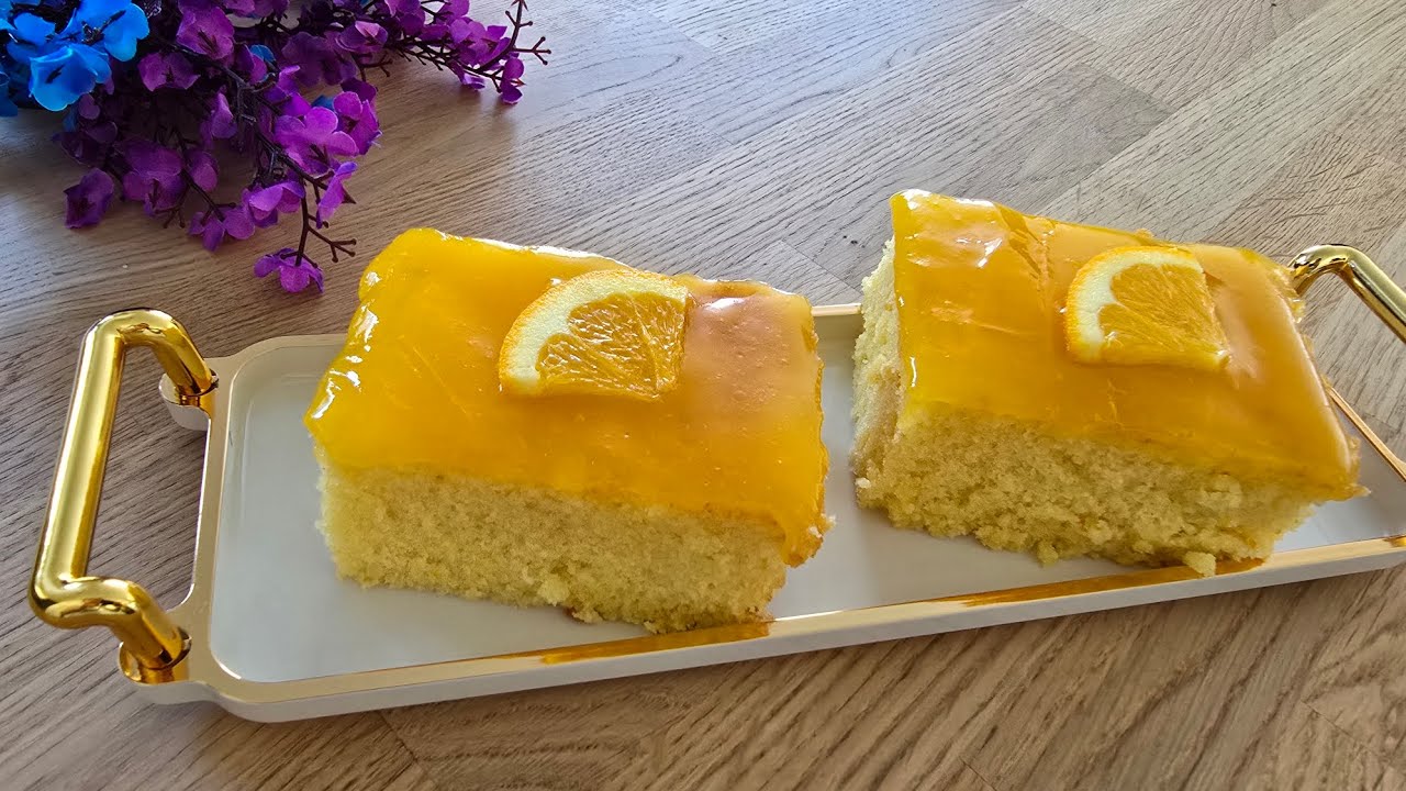 The Orange Cake Everyone Will Fall in Love Withکیک پرتقالی که همه عاشقش می‌شوند 😋😋