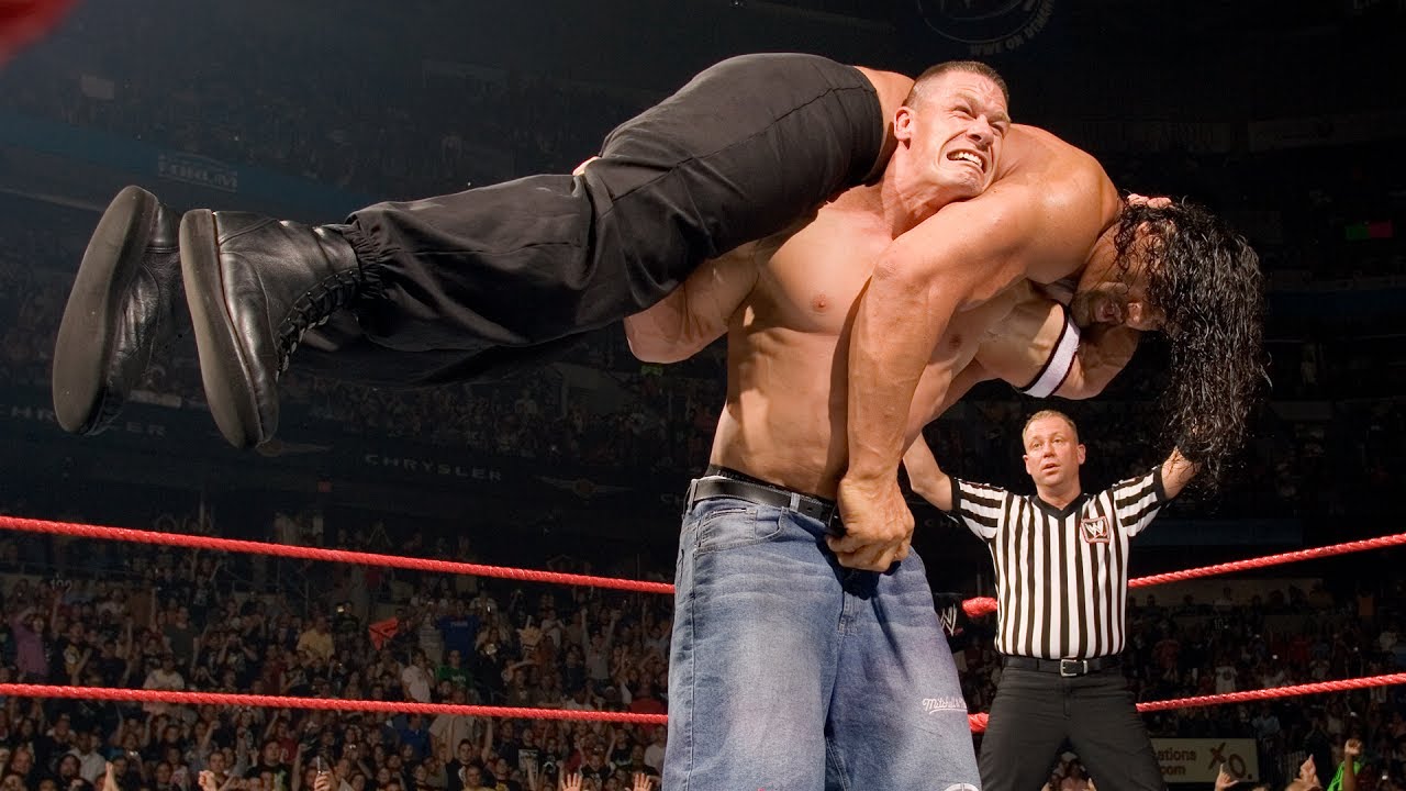 John Cena vs. The Great Khali vs. Umaga - WWE Championship Match: Raw, June 4, 2007