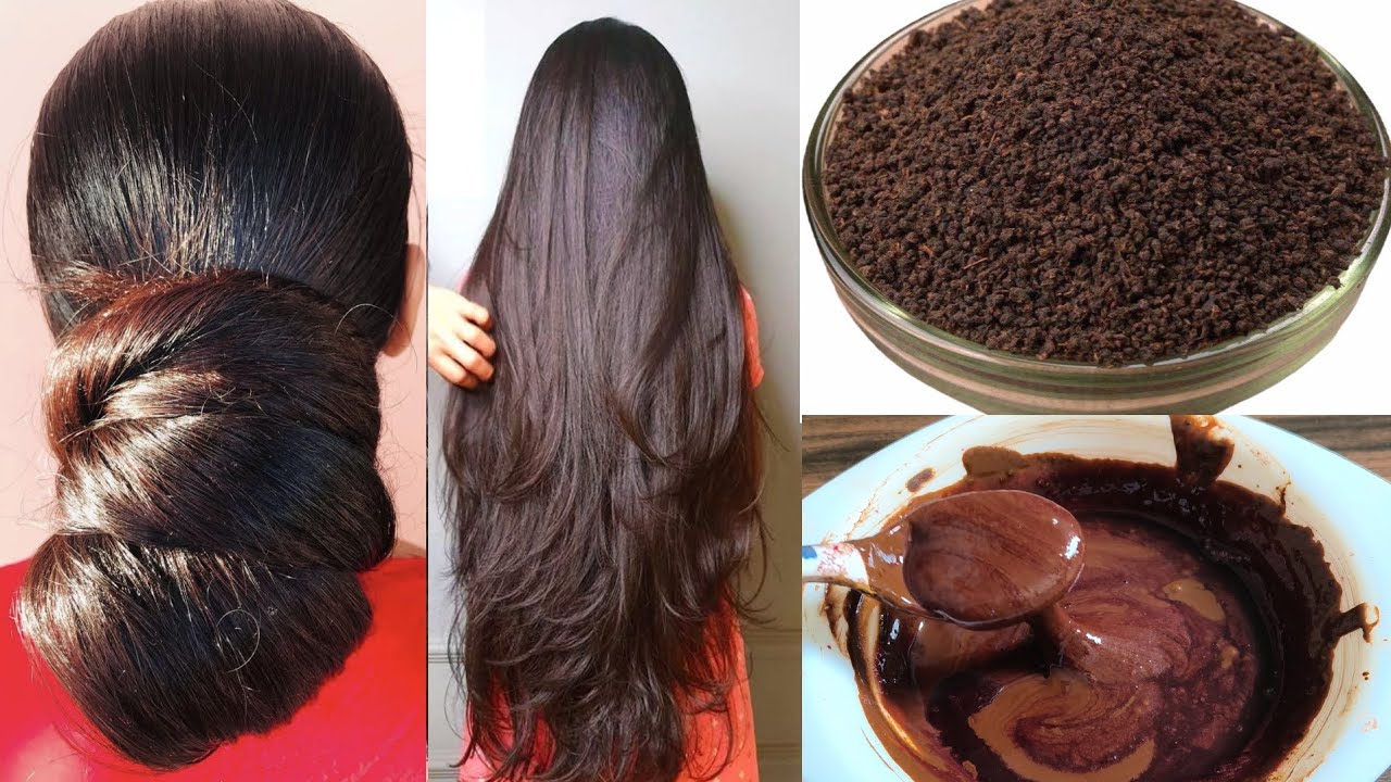 🤎 Dark Brown Hair Dye at Home ✨ Chocolate Brown Color 💯Gray Coverage with Black Tea ☕