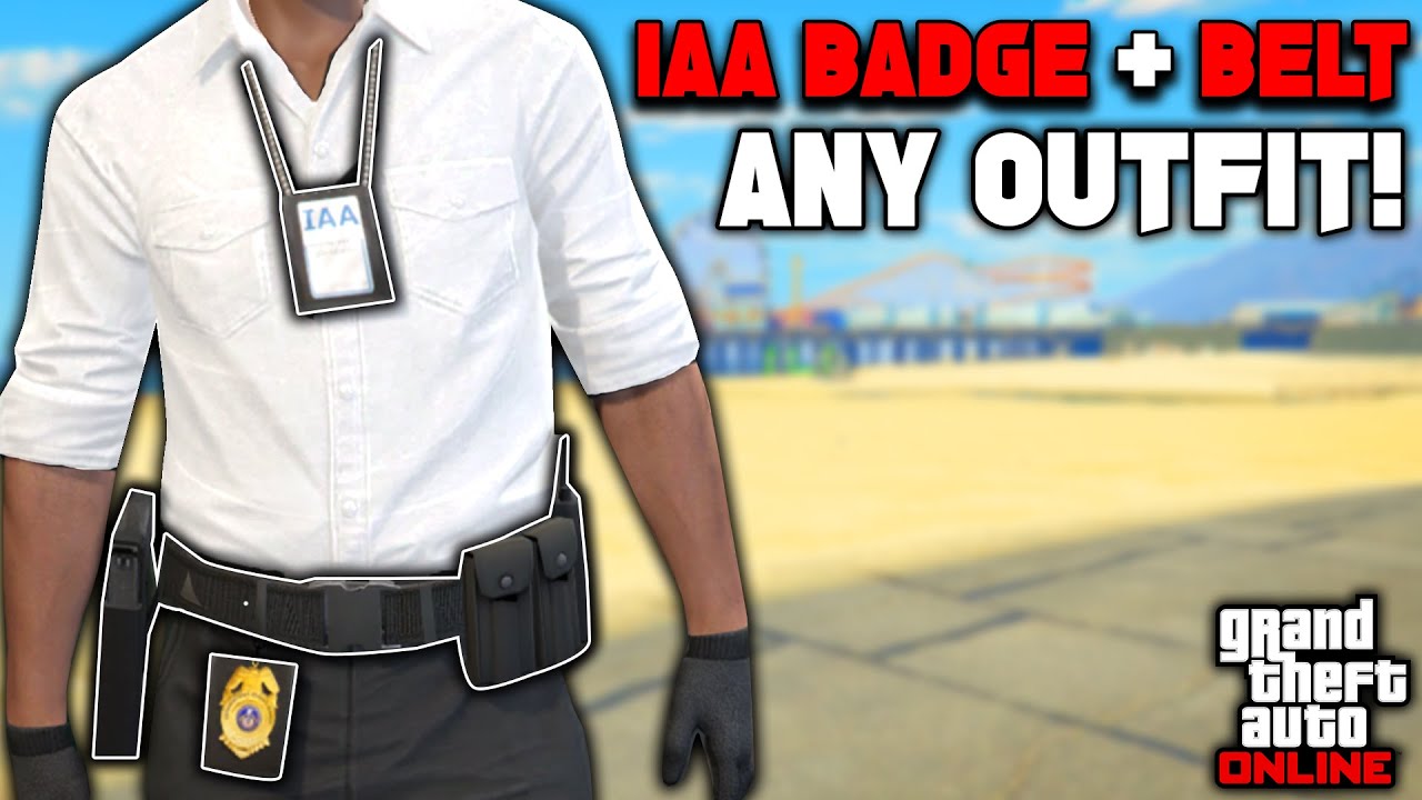How To Get The IAA Badge & Belt On Any Outfit In GTA 5 Online 2026!