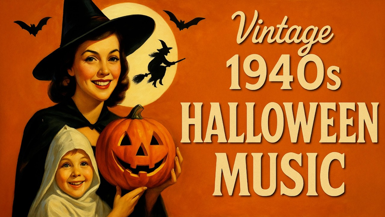 🎃 Vintage 1940s Halloween Music | Nostalgic Spooky Songs