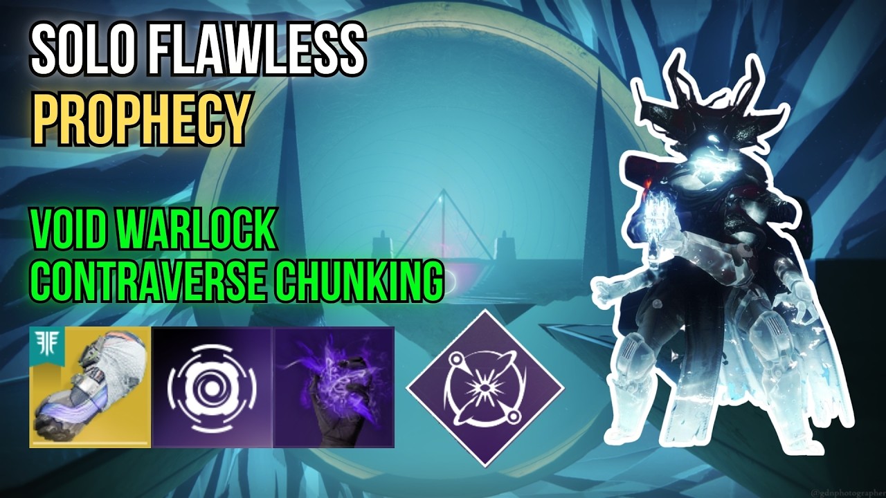 Solo Flawless Prophecy Dungeon With Contraverse Chunking Voidlock Build | Renegades