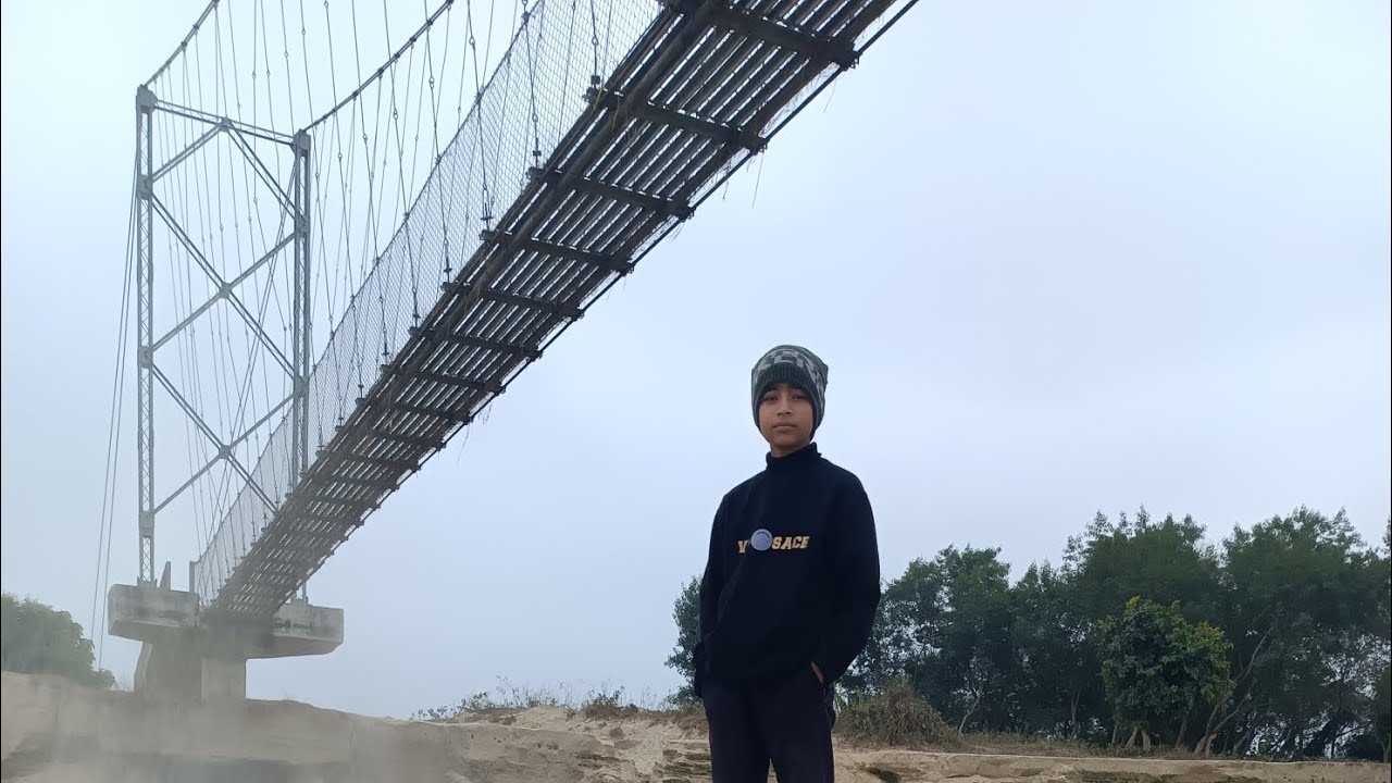 हमारा शूटिंग नेपाल 🇳🇵में घूमते हुए झूला पुल। 🇮🇳इंडिया से 🇳🇵नेपाल 🎥ब्लॉग वीडियो।।#annavlog.11