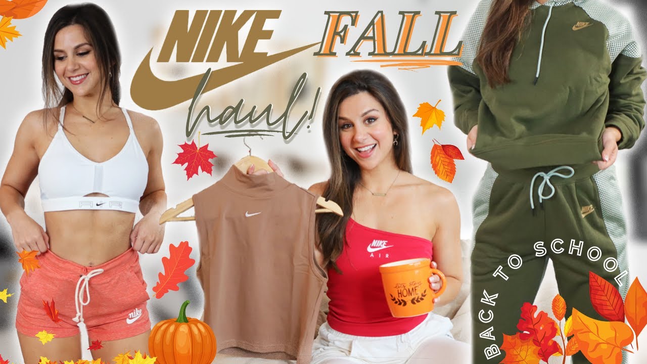 $600+ NIKE FALL HAUL! NIKE NEW RELEASES TRY ON HAUL REVIEW SERENA WILLIAMS #NIKE