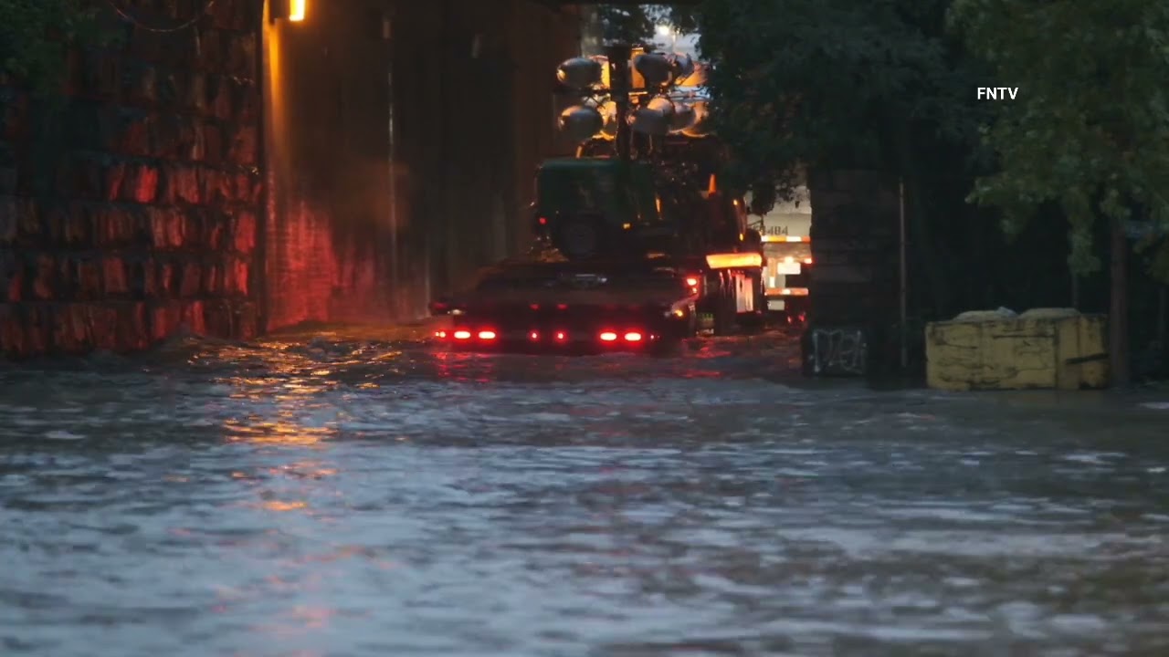 Road Flooding on Foundry St. - Newark, NJ
