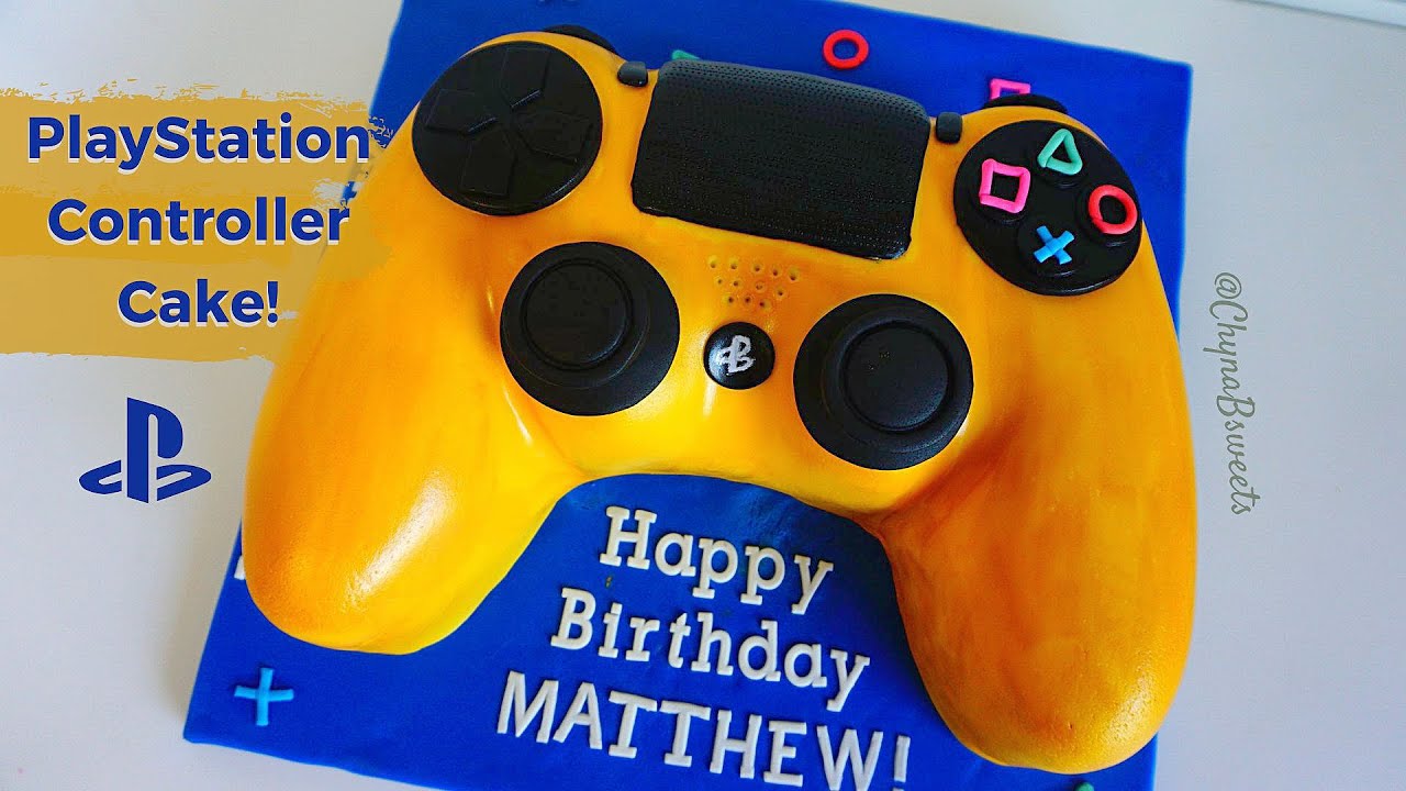 PlayStation Controller Cake! I PS4 Cake Tutorial I Dual Shock 4