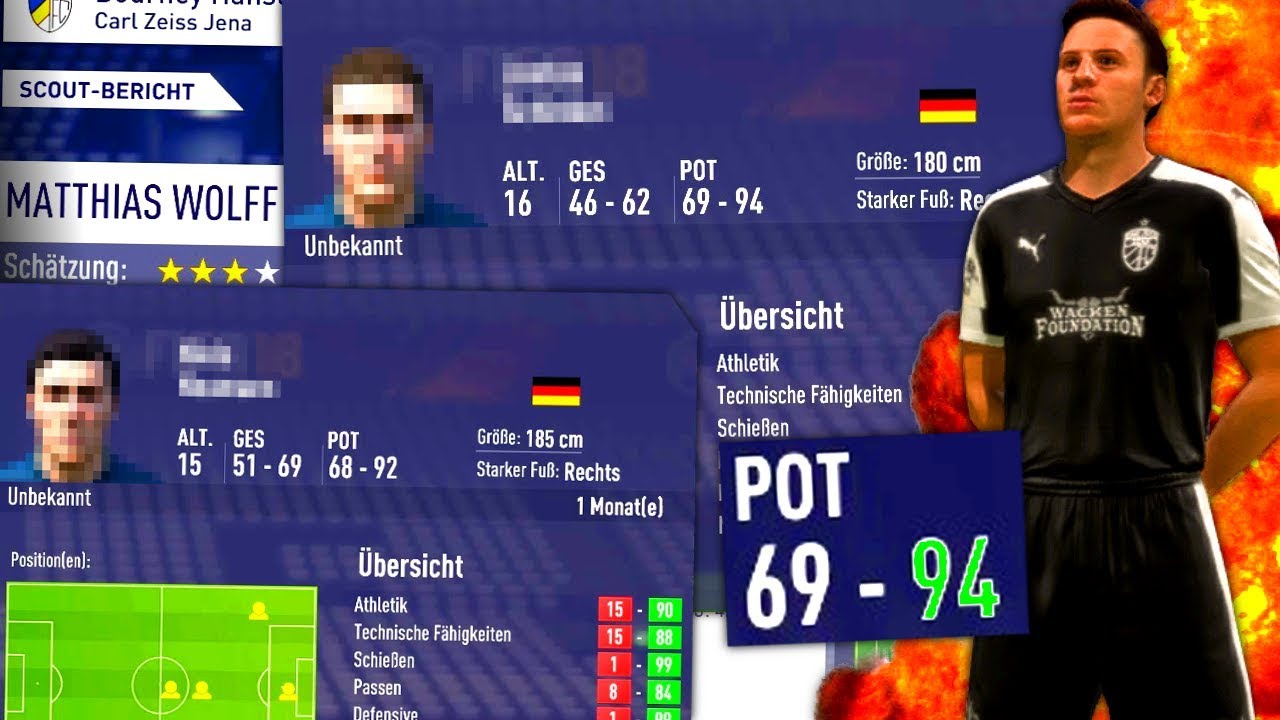 FIFA 18 : DER BESTE JUGENDSCOUT ALLER ZEITEN ?! 🔥 90+ POTENTIAL 😍 Jena STG Karriere #3