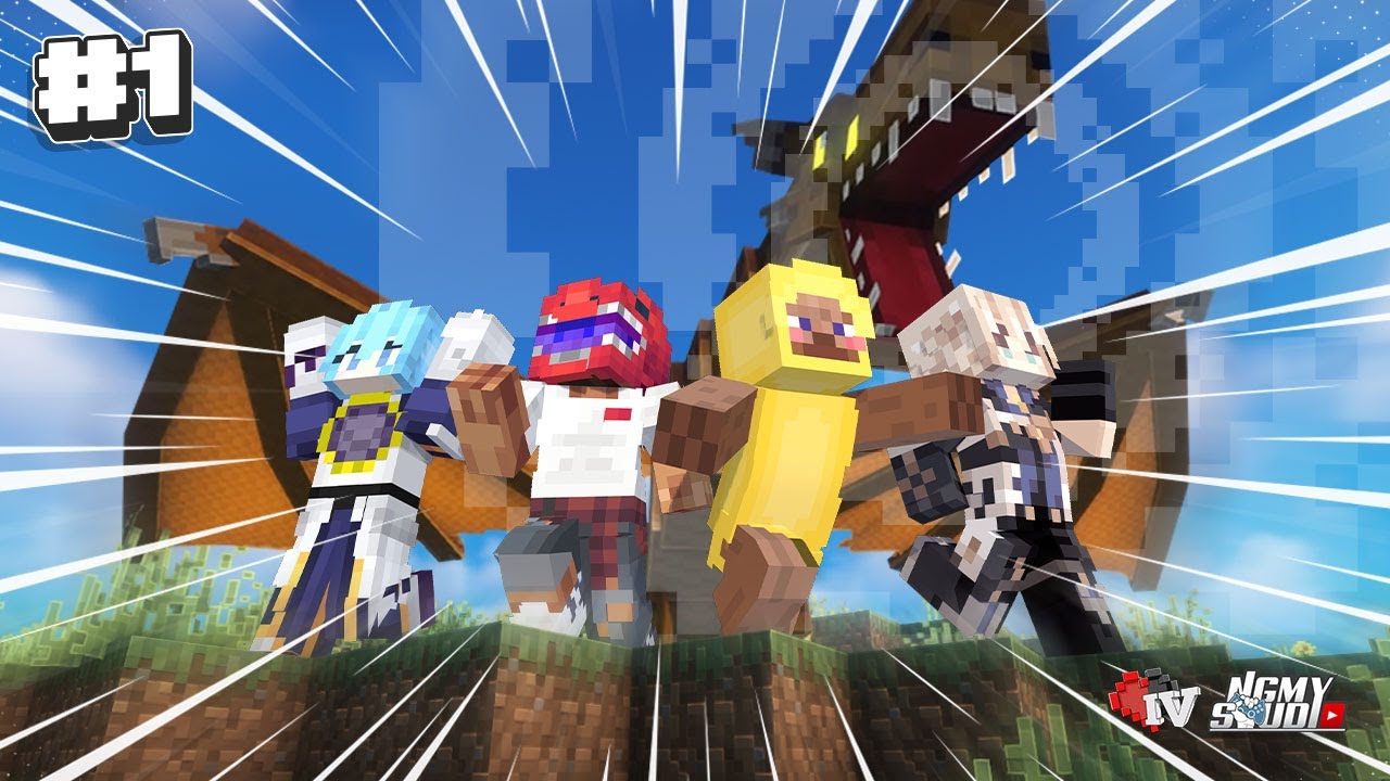 NEW CASTS...SAME TASKS | Minecraft: Satu Nyawa 4 (Panda) #1