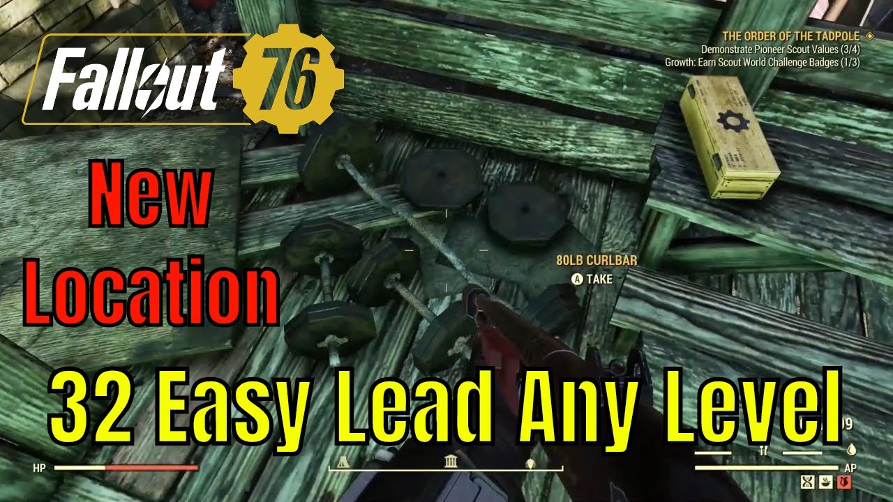 Fallout 76 Quick guide to get easy lead any level