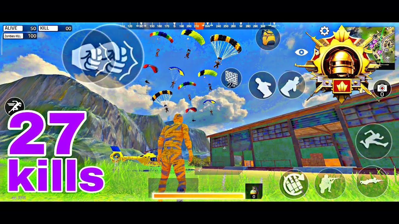 WOW! NEW SOLO VS SQUAD RUSH GAMEPLAY 😳 SURVIVAL UNKNOWN BATTLE ROYAL