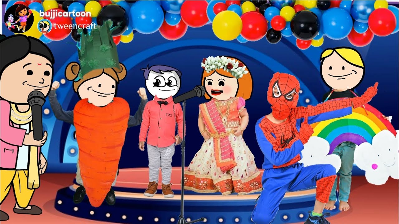 💥டியூஷன் டேயில் ஃபேஷன் ஷோ,கலைநிகழ்ச்சிகள்💃🪅👯/@bujjicartoon #kanyakumarislangfunnyvideos/#poomari