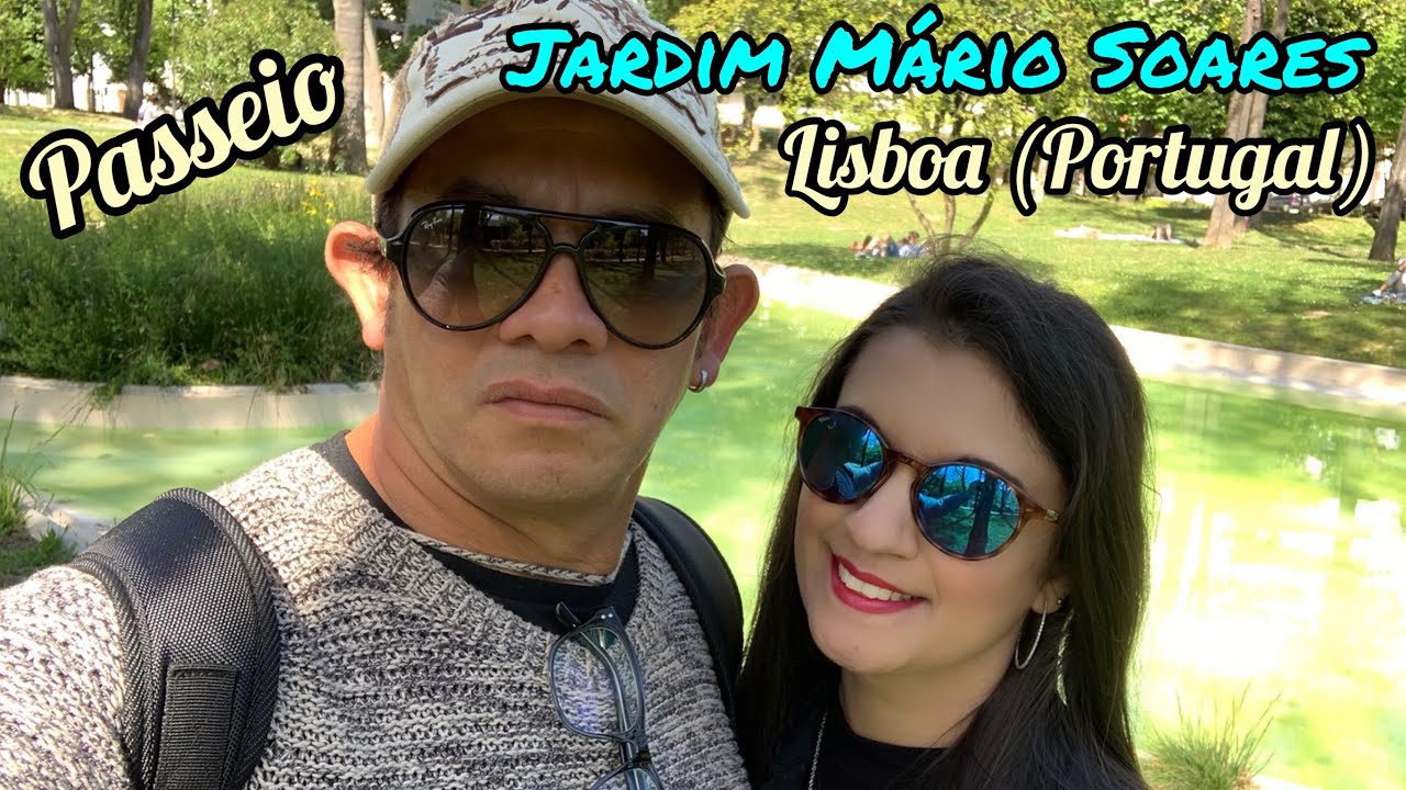 Passeio no Jardim Mário Soares em Lisboa (Portugal) Parte 2