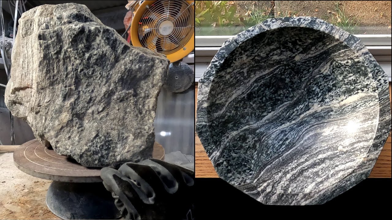 Making A Polished Stone Bowl