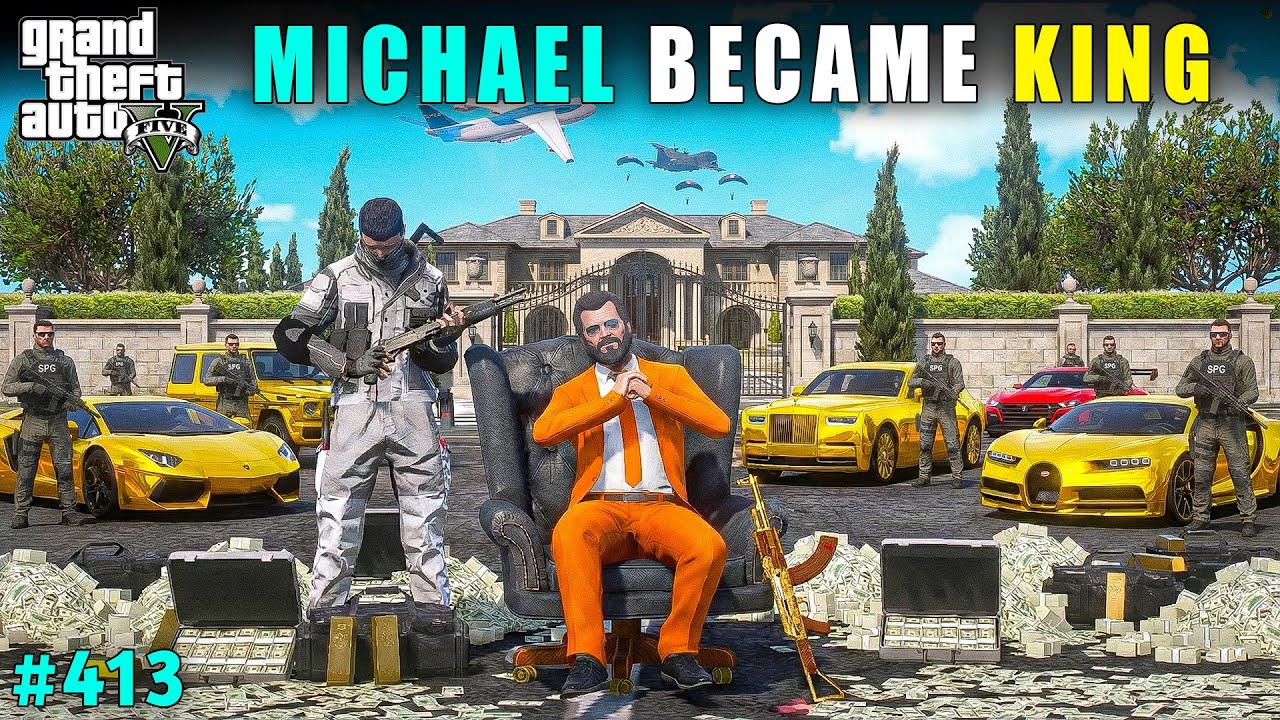 MICHAEL BECOMES THE NEW KING OF CAYO PERICO | GTA V GAMEPLAY #413 | GTA 5