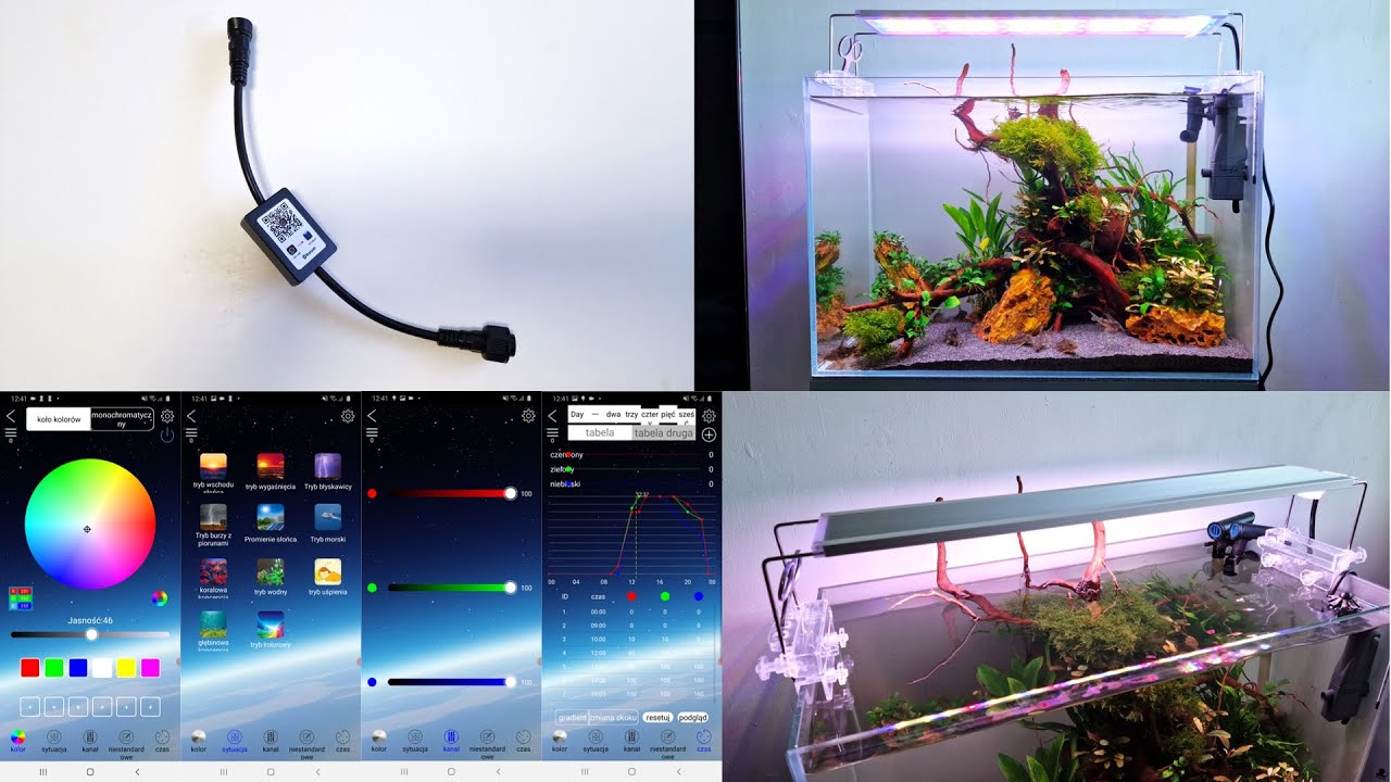 Happet Moduł Bluetooth - sterownik do AquaLED RGB Unbxing&Test