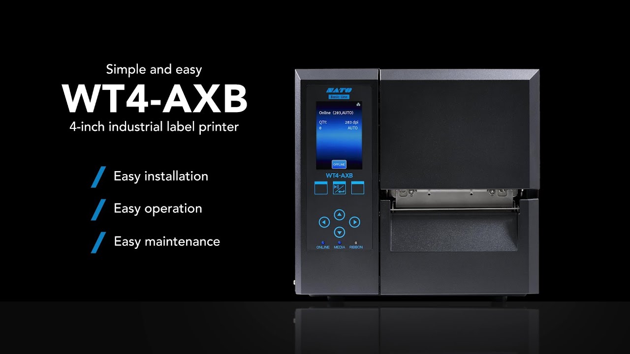 Simple and Easy &mdash; WT4-AXB, SATO's New Industrial Printer