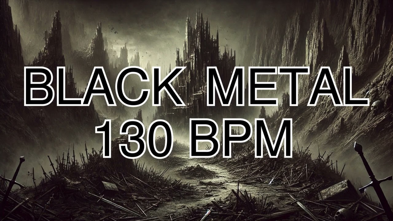 [FREE] Black Metal Drum track - Mid Tempo - 130 BPM - #14