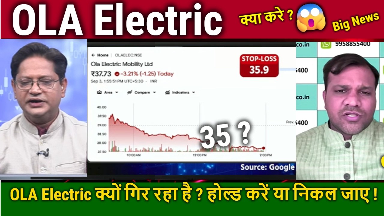 OLA Electric share news,buy or sell? ola electric analysis,why ola share fall ?/Ola Share target