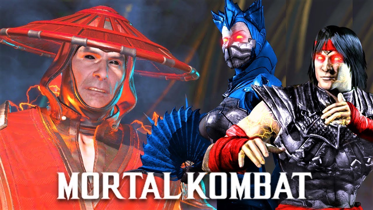INJUSTICE 2 - ALL Raiden vs Raiden Dialogues! KITANA & LIU KANG Reference MK