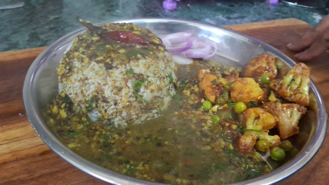 Chaunsa ,pahadi Dal with gobhi Matar bhujia tasty and delicious Recipe 😋 
