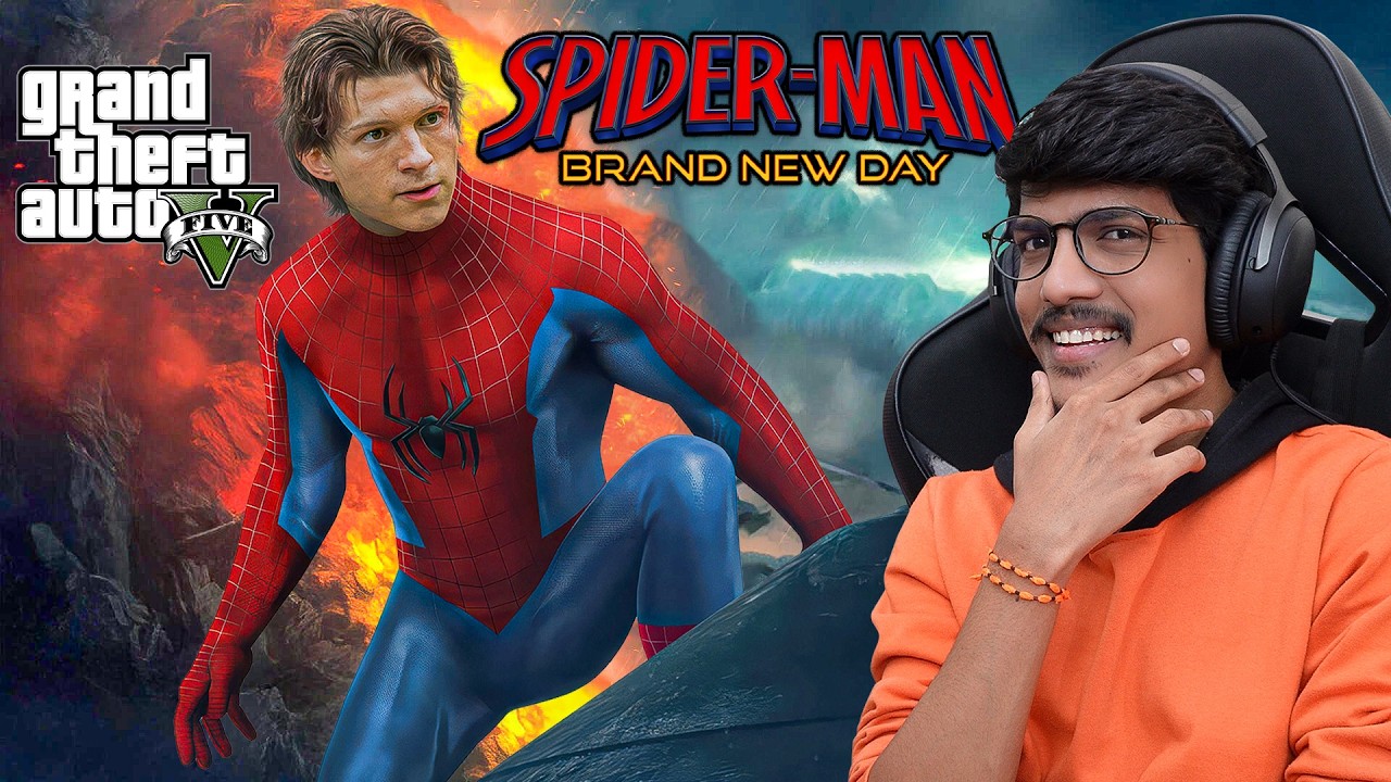 Brand New Day Spiderman In GTA 5 | Superheroes In GTA 5 | THE COSMIC BOY