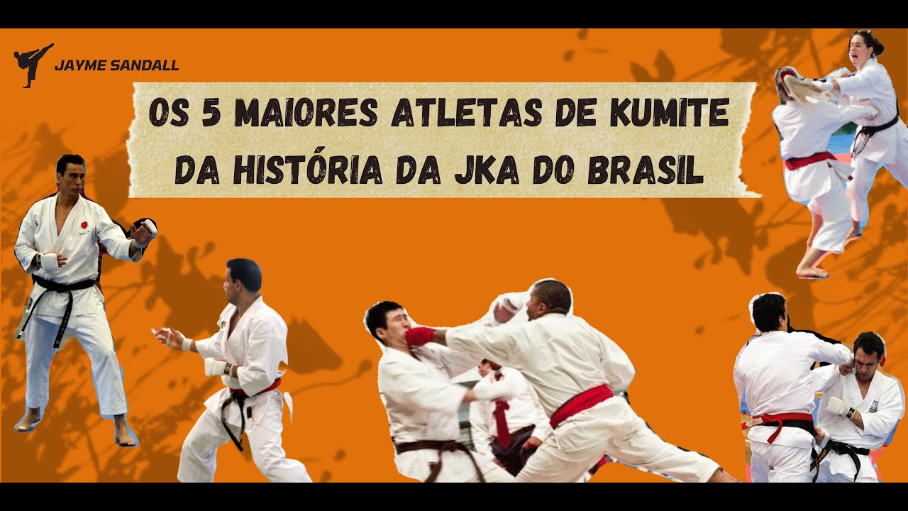 os 5 maiores atletas de kumite da história da JKA do Brasil
