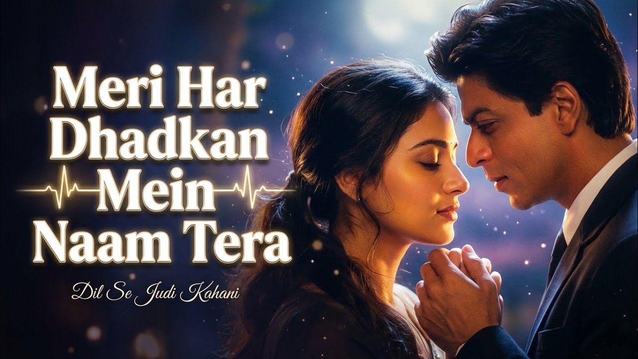 Meri Har Dhadkan Mein Tera Naam | 90s Style Heart Touching Love Song | Pure Emotional Vibe ❤️