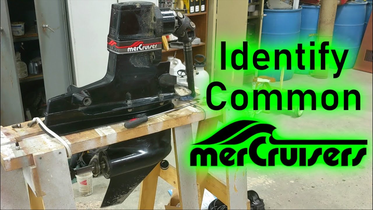Identyfikacja napędu Mercruiser Outdrive &ndash; Alpha Gen 1, Gen 2 i Bravo