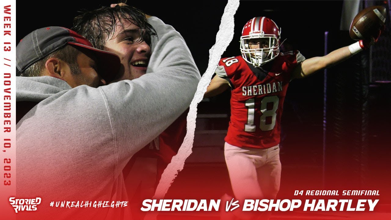 #2 Sheridan Defeats #3 Bishop Hartley in 34-27 THRILLER