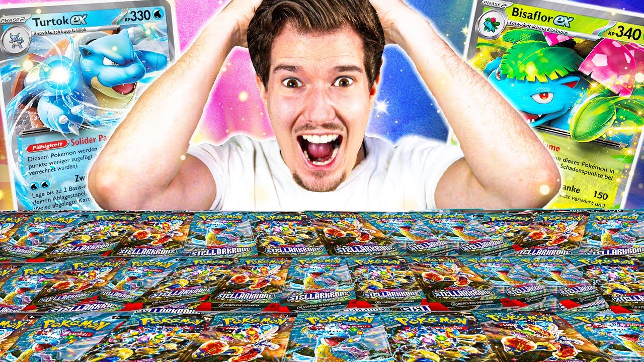 Das RIESEN 100 Booster Opening! 😨🔥Stellar Krone