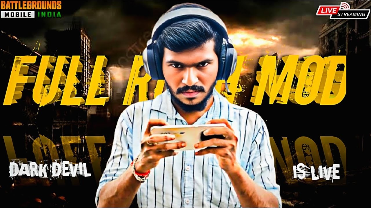 TELUGU BGMI LIVE | 4.2 UPDATE | FULL RUSH MODE GAMEPLAY BY |DARKDEVIL IS LIVE |#bgmi#live