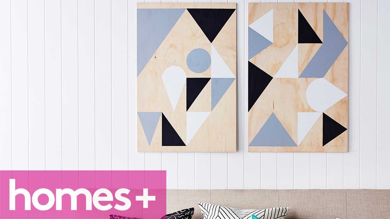 PRACTICAL IDEA: Geometric wall art - homes+