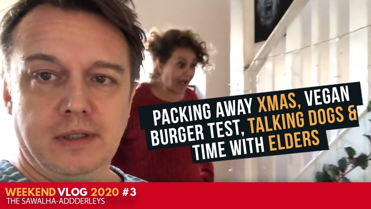 WEEKEND VLOG 3 Packing AWAY Xmas, VEGAN BURGER TEST, Talking DOGS & Time WITH ELDERS
