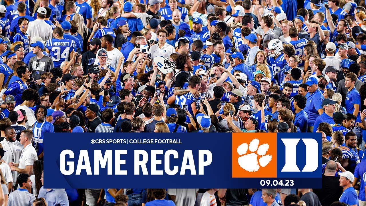 Duke UPSETS No. 9 Clemson In Durham I FULL RECAP I CBS Sports