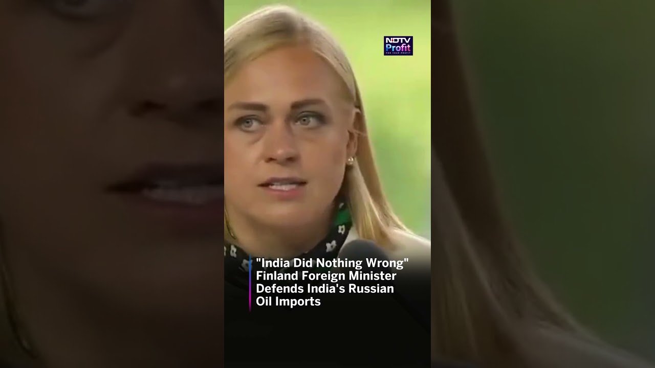 Finland Foreign Minister Defends India's Russian Oil Imports #Shorts