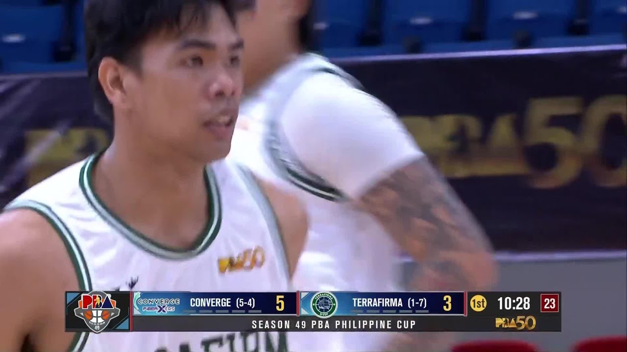 Nonoy DRILLS BACK-TO-BACK FOUR PTS in 1Q for Terrafirma vs. Converge | PBA Season 49 Philippine Cup