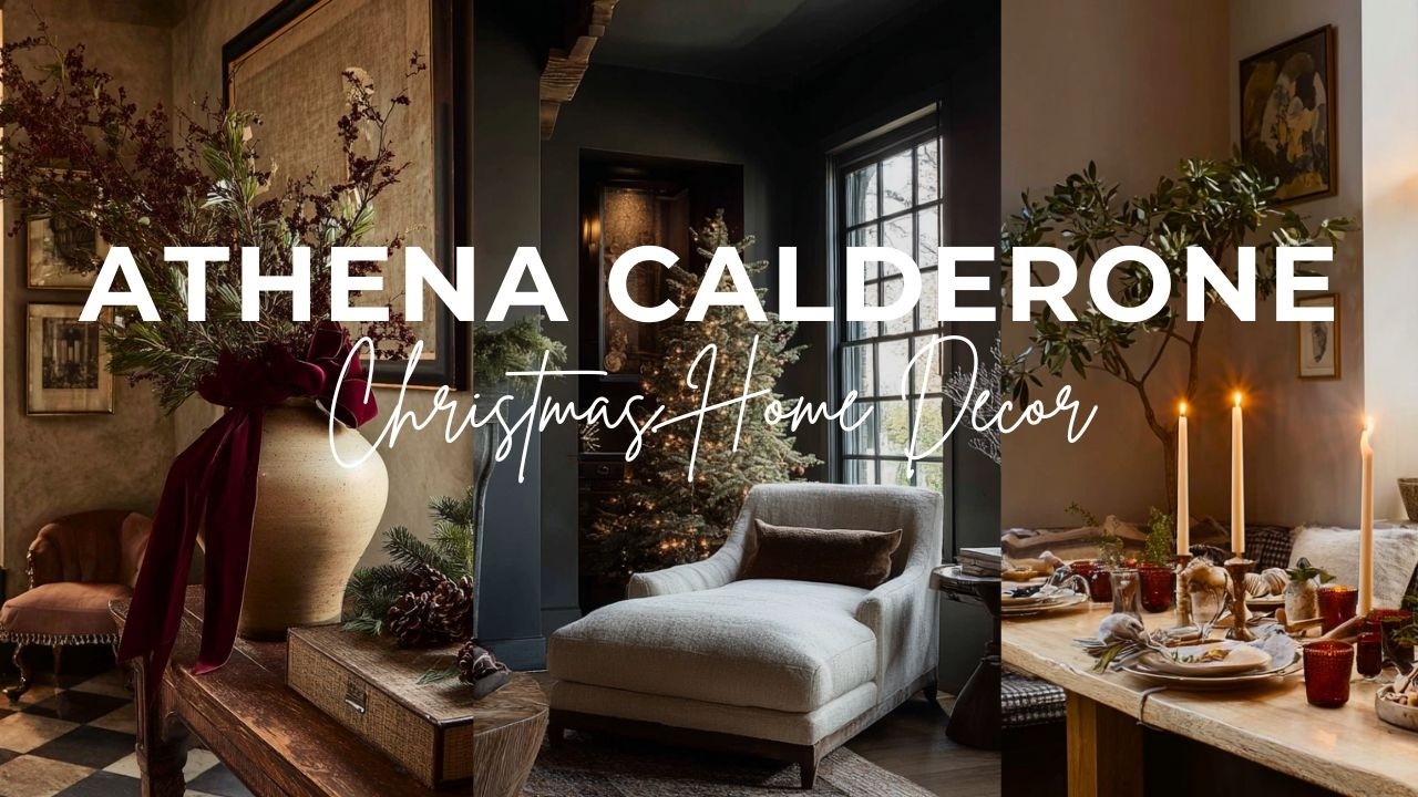 Создание эстетики ATHENA CALDERONE дома к Рождеству