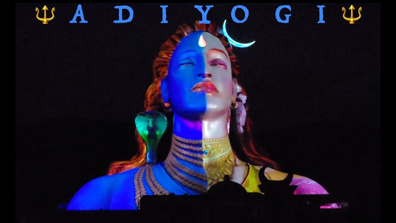 Adiyogi Statue | 3D Light Show | Divya Darshanam |4K| AdiyogiShivaStatue #adiyogi #adiyogilightshow 