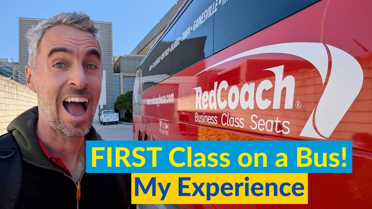 First Class with Red Coach Luxury Bus Lines! My RedCoach Review & First Class Bus Experience