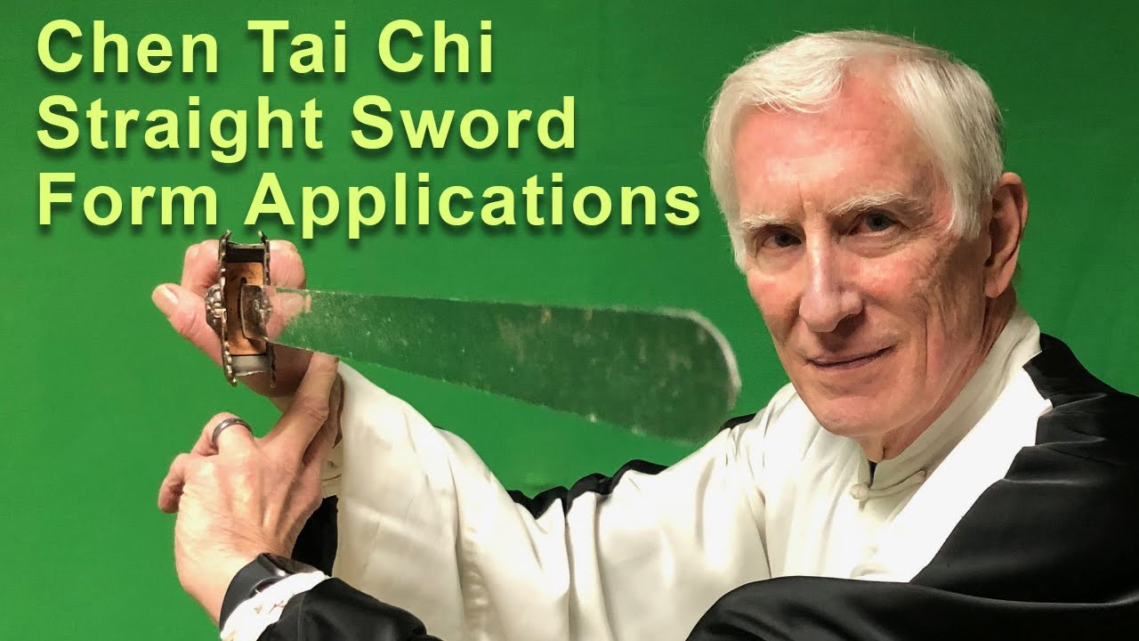 Chen Tai Chi Straight Sword Form Shown in Fighting Applications