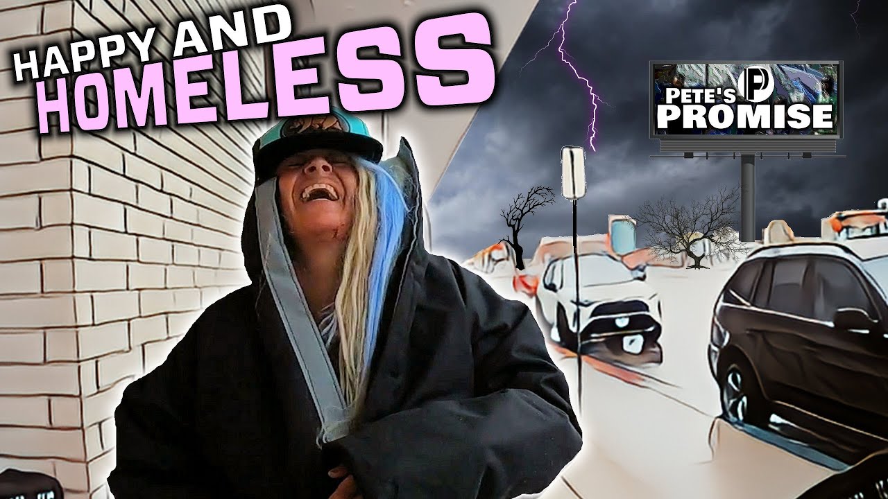 Feeding Homeless People in the rain / Warning Sad / #actsofkindness