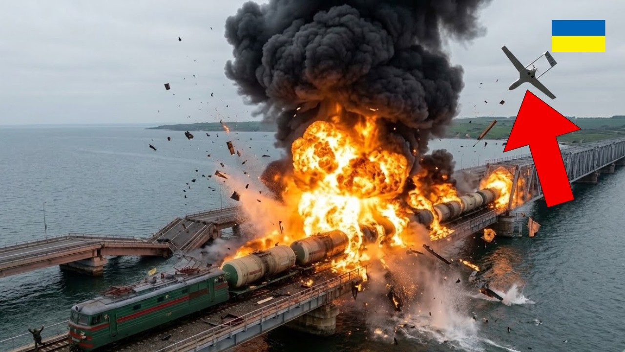 Ukraine Waited for Russia's Fuel Train to Roll Onto the Kerch Span &mdash; Then Blew It