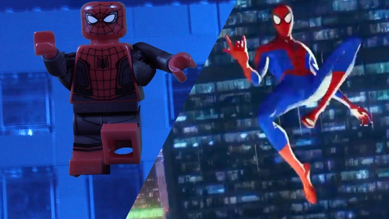 LEGO SPIDER-MAN: INTO THE SPIDER-VERSE Official Trailer Side by Side