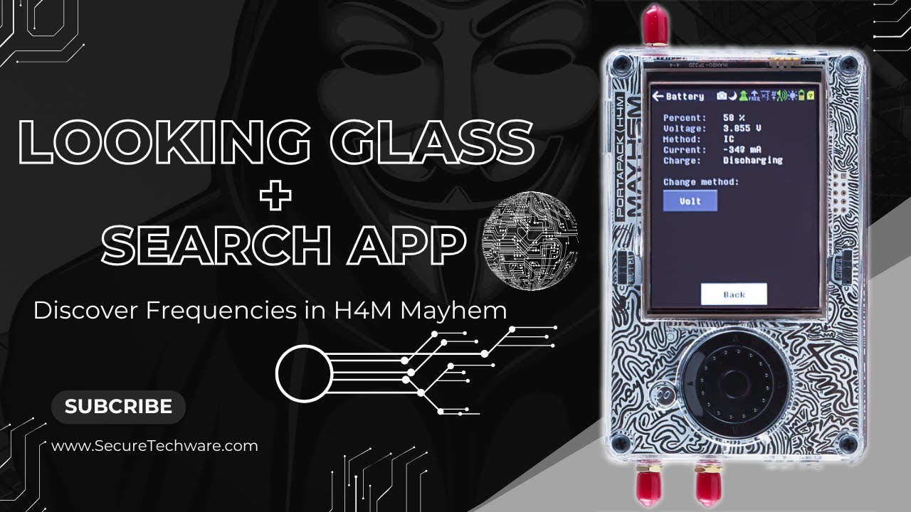 Finding Frequencies with PortaPack H4M: Looking Glass & Search App