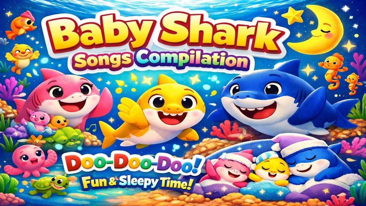 🦈🎶 Baby Shark Song | Fun Kids Dance & Sing Along | Toddler Songs (Ages 2–4) 🎶🦈