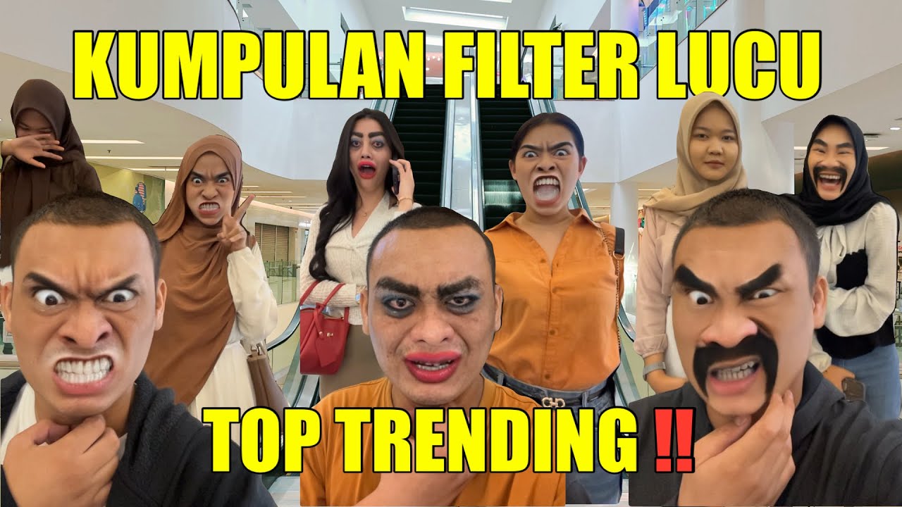KUMPULAN FILTER LUCU | TOP TRENDING ❗️❗️ | PRANK ESKALATOR | PRANK PEKANBARU