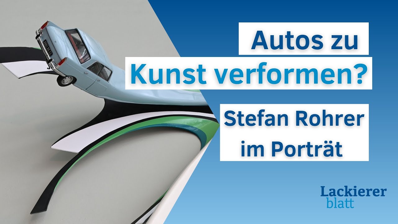 Kunst aus Autos: Stefan Rohrer verformt Oldtimer