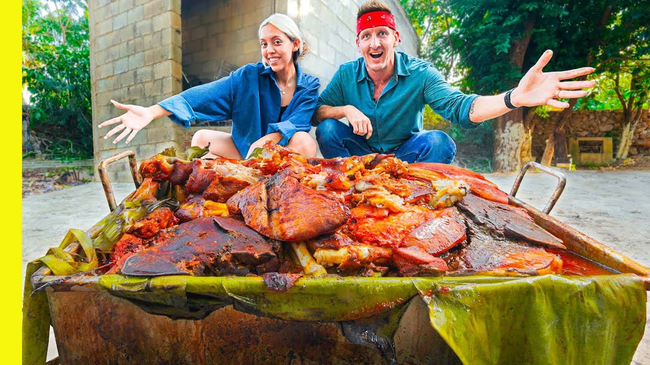 ¡Maleta de Carne Maya! ¡Barbacoa Mexicana Subterránea!